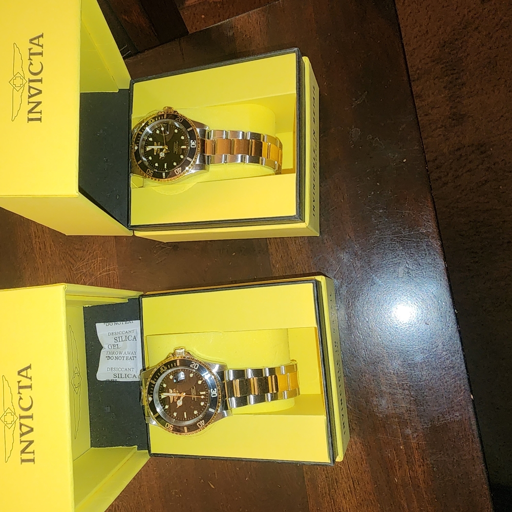 Invicta Two-Tone Gold and Black Watch